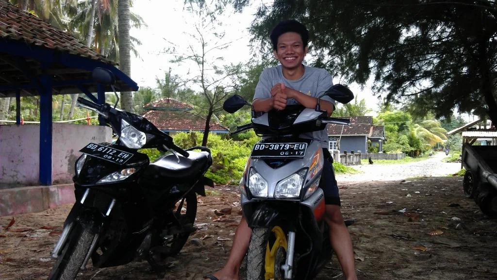 Wisata Bengkulu, touring dengan vario